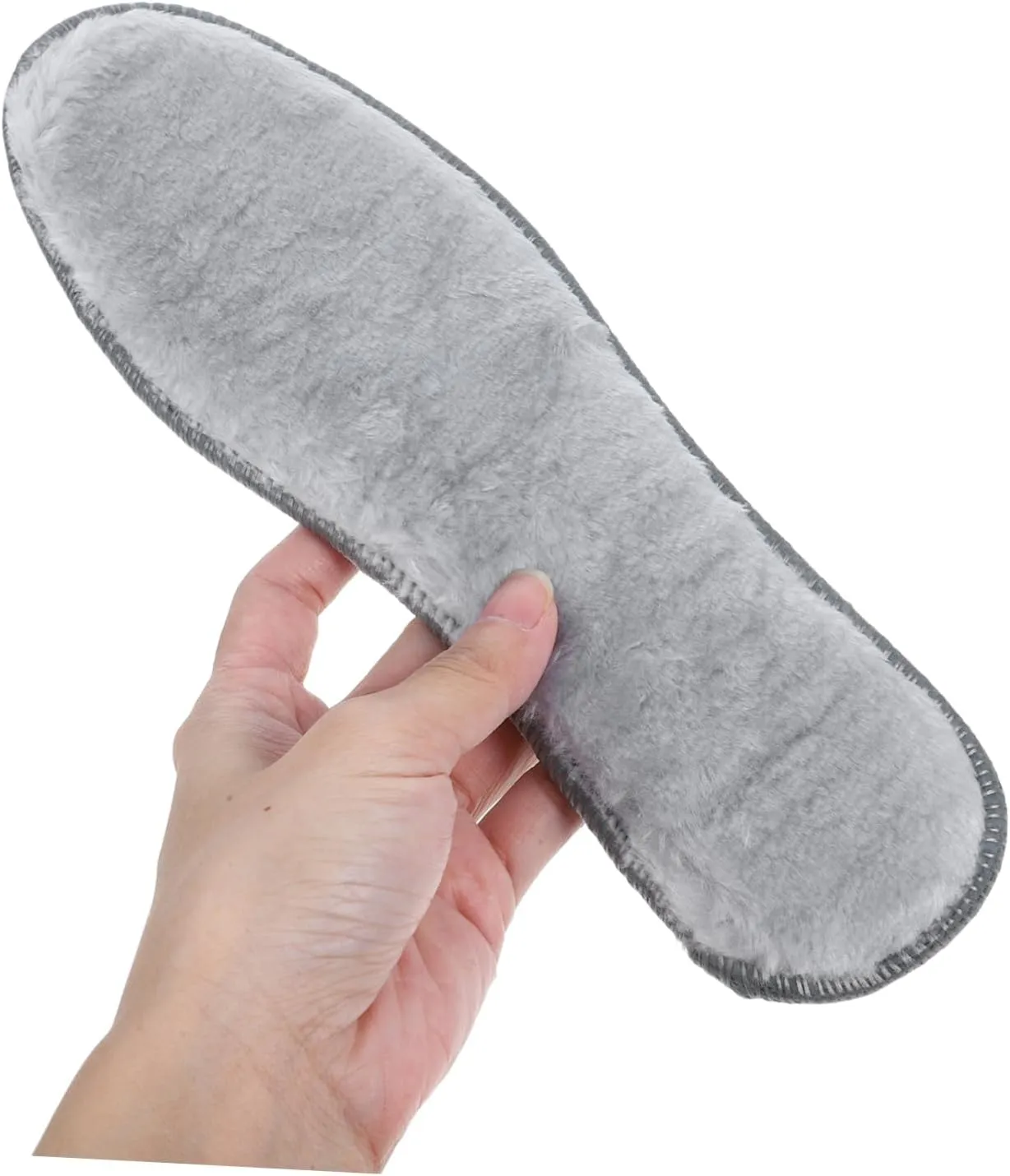 4 Pairs Warm Plush Insoles for Women Winter Thermal Insoles Non-Slip Design Thickened Shoe Inserts for Cold Weather Footwear Size 38