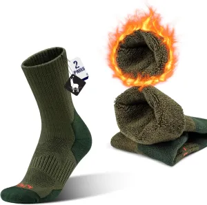 Alpaca Wool Boots Socks Men Women Thermal Warm Compression Cushioned Thick Winter Hunting Socks Hiking