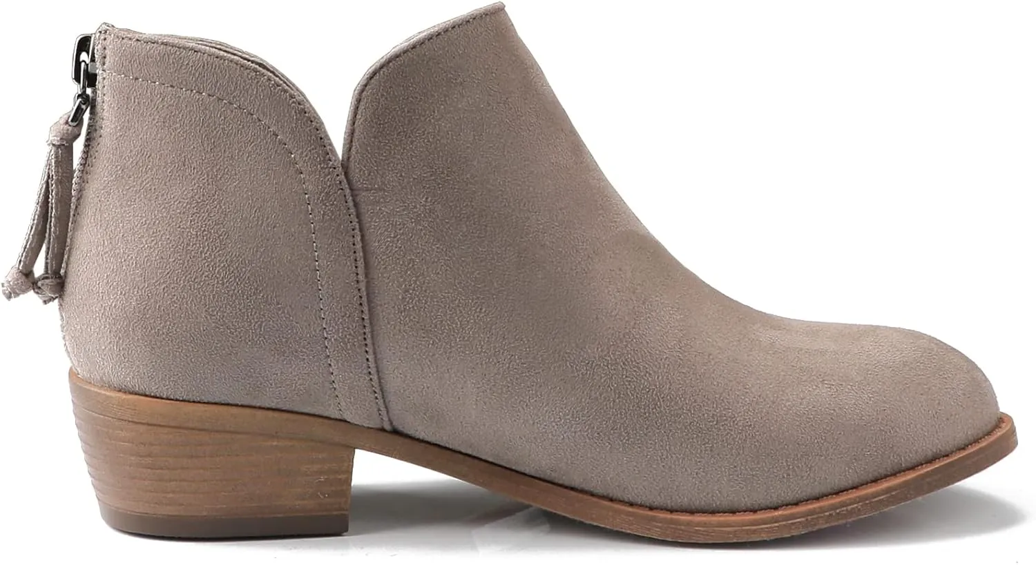 Ankle Boots for Women.Women's Low Heeled Booties.Fashion Thick Heel Design