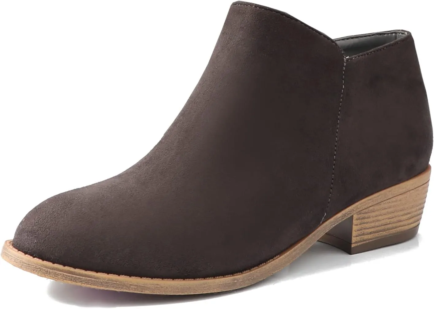 Ankle Boots for Women.Women's Low Heeled Booties.Fashion Thick Heel Design