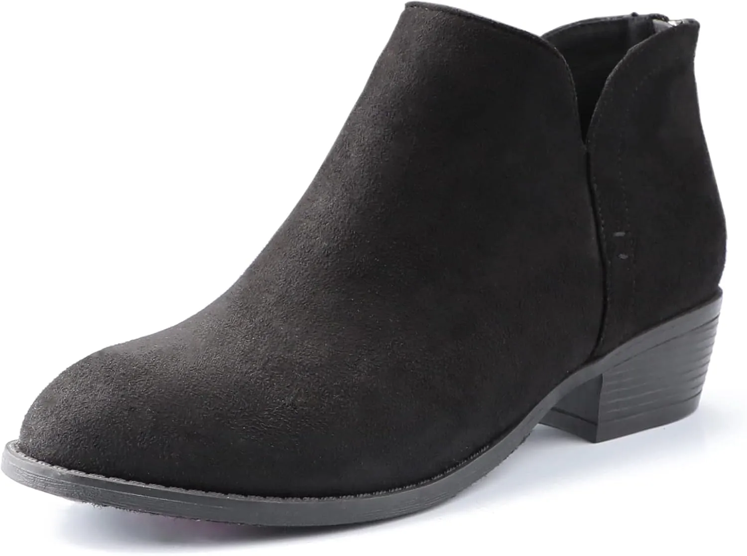 Ankle Boots for Women.Women's Low Heeled Booties.Fashion Thick Heel Design