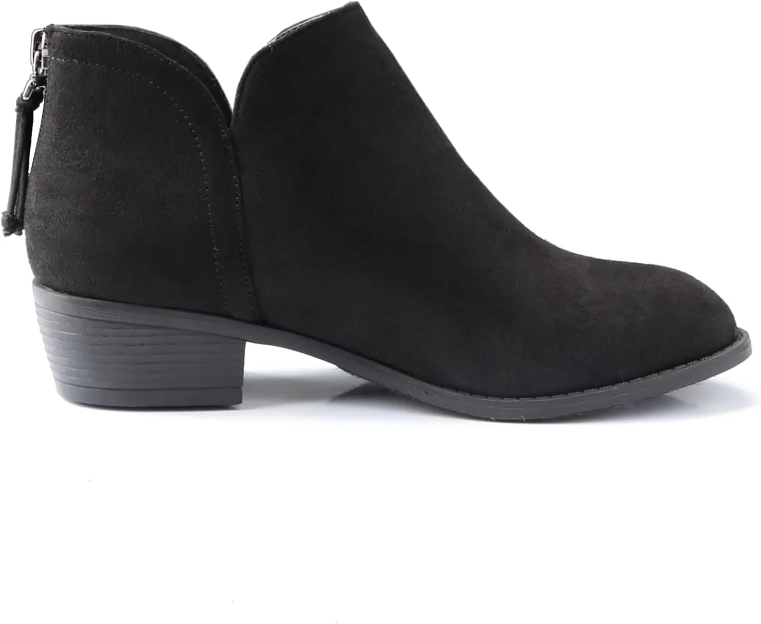 Ankle Boots for Women.Women's Low Heeled Booties.Fashion Thick Heel Design