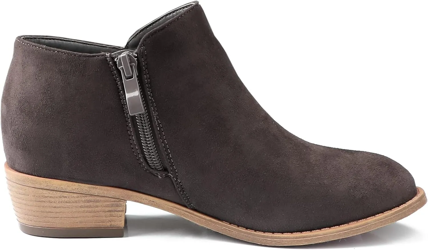 Ankle Boots for Women.Women's Low Heeled Booties.Fashion Thick Heel Design