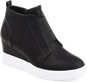 Athlefit Women's Wedge Sneakers Hidden Heel Platform Wedge Booties Hidden Wedgie Sneakers