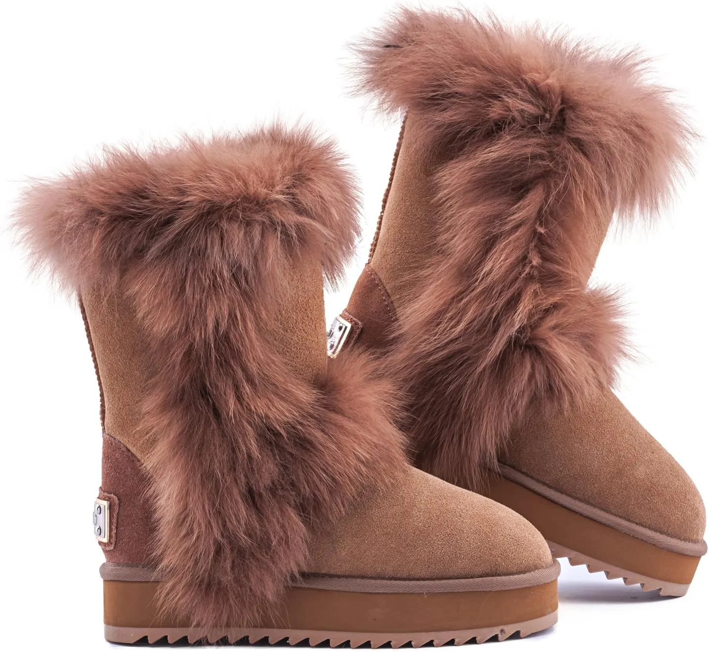 AUSLAND Women's Platform Winter Snow Boots 99256