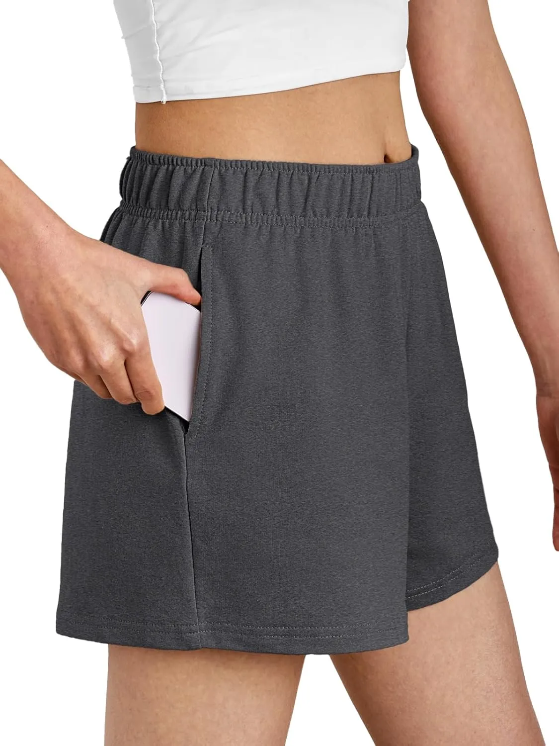 AUTOMET Womens Sweat Shorts Trendy Casual Athletic Running Summer Vacation Outfits Comfy 2025 Fashion Workout Clothing