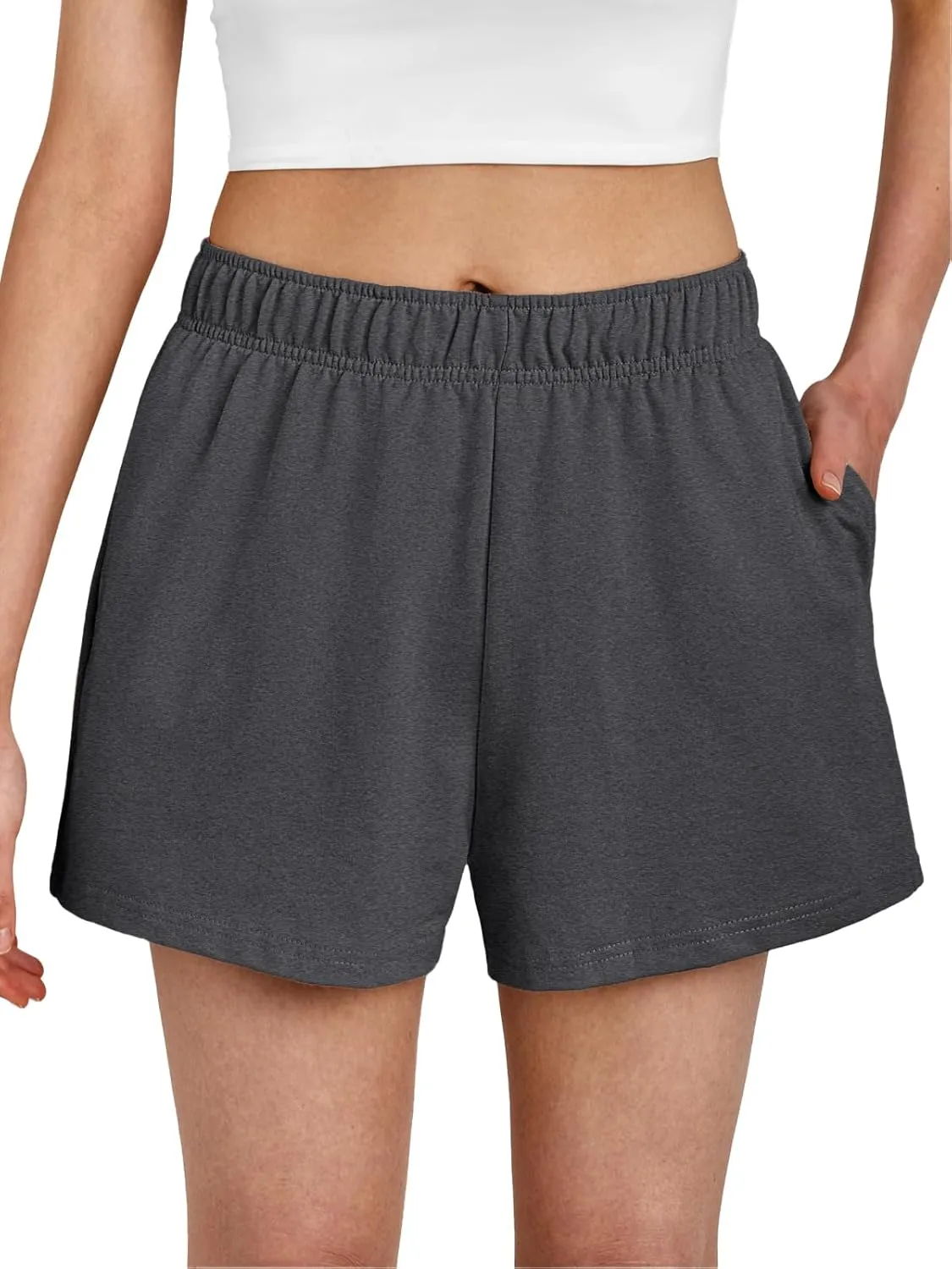 AUTOMET Womens Sweat Shorts Trendy Casual Athletic Running Summer Vacation Outfits Comfy 2025 Fashion Workout Clothing