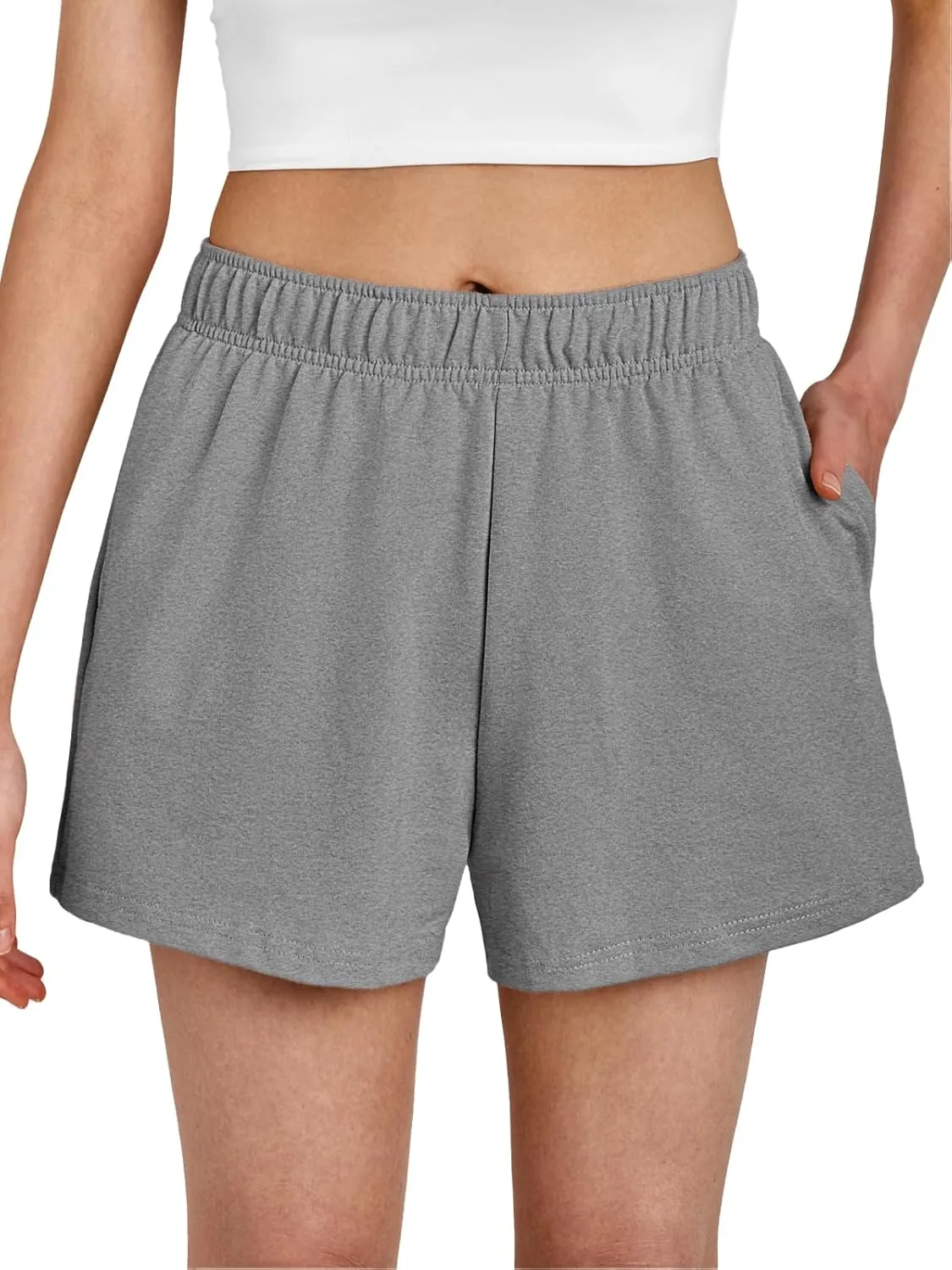 AUTOMET Womens Sweat Shorts Trendy Casual Athletic Running Summer Vacation Outfits Comfy 2025 Fashion Workout Clothing
