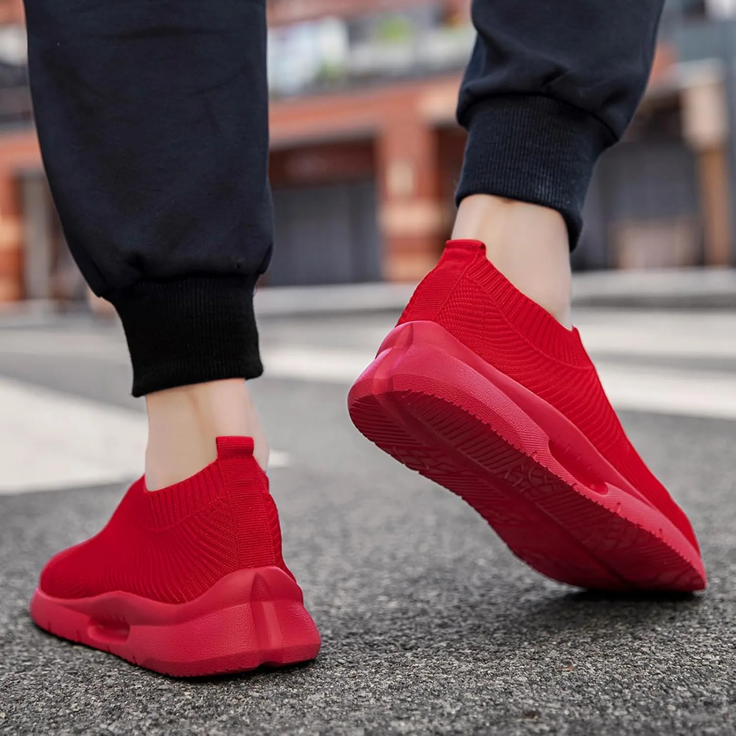 Black Shoes Mens Loafers & Slip-ons|Casual Dress Business Boat Shoes Lightweight Slip on Walking Sneakers Slippers