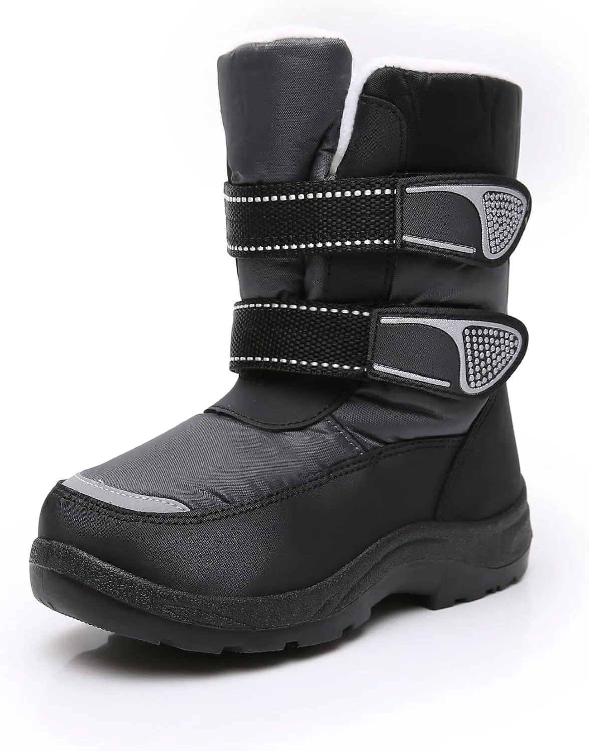 Blikcon Kids Boys Snow Boots Winter Waterproof Slip Resistant Cold Weather Boots (Toddler/Little Kid/Big Kid)