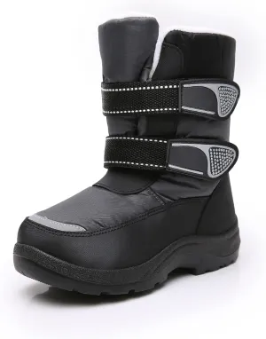 Blikcon Kids Boys Snow Boots Winter Waterproof Slip Resistant Cold Weather Boots (Toddler/Little Kid/Big Kid)