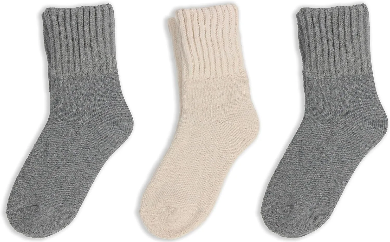 BomKinta Boot Socks for Women Winter Solid Thick Warm Socks Cozy Crew Socks Christmas Gift