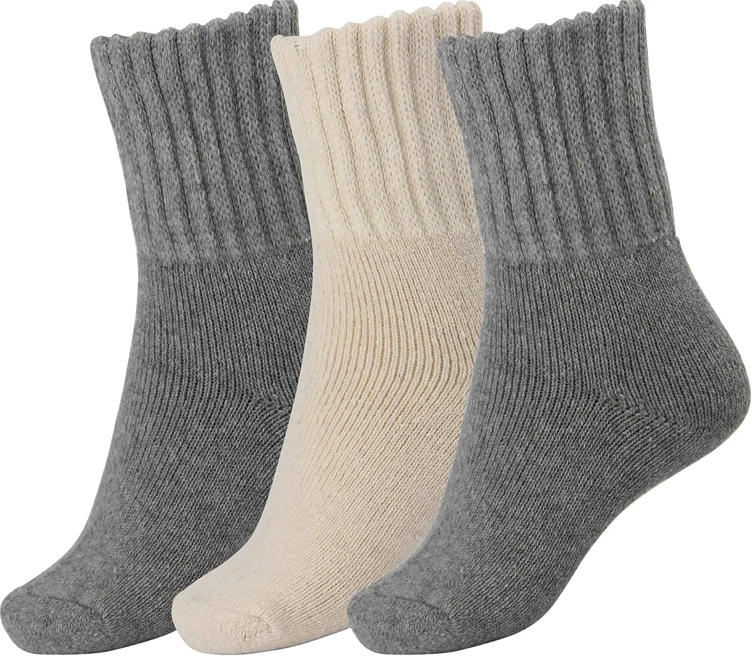 BomKinta Boot Socks for Women Winter Solid Thick Warm Socks Cozy Crew Socks Christmas Gift