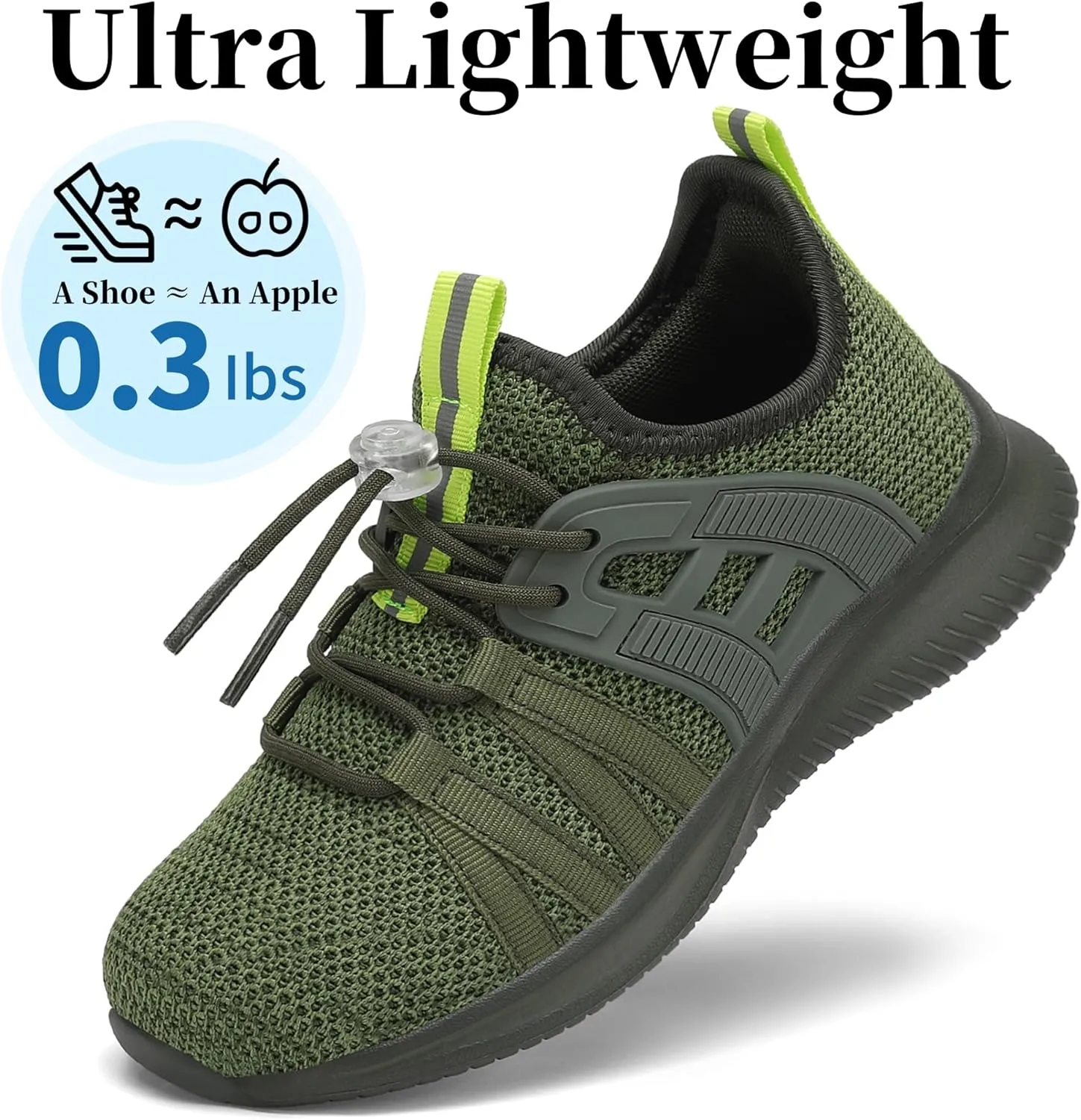 Boys Girls Sneakers Lightweight Kids Tennis Shoes Breathable Running Shoes Comfortable Toddler/Little Kid/Big Kid