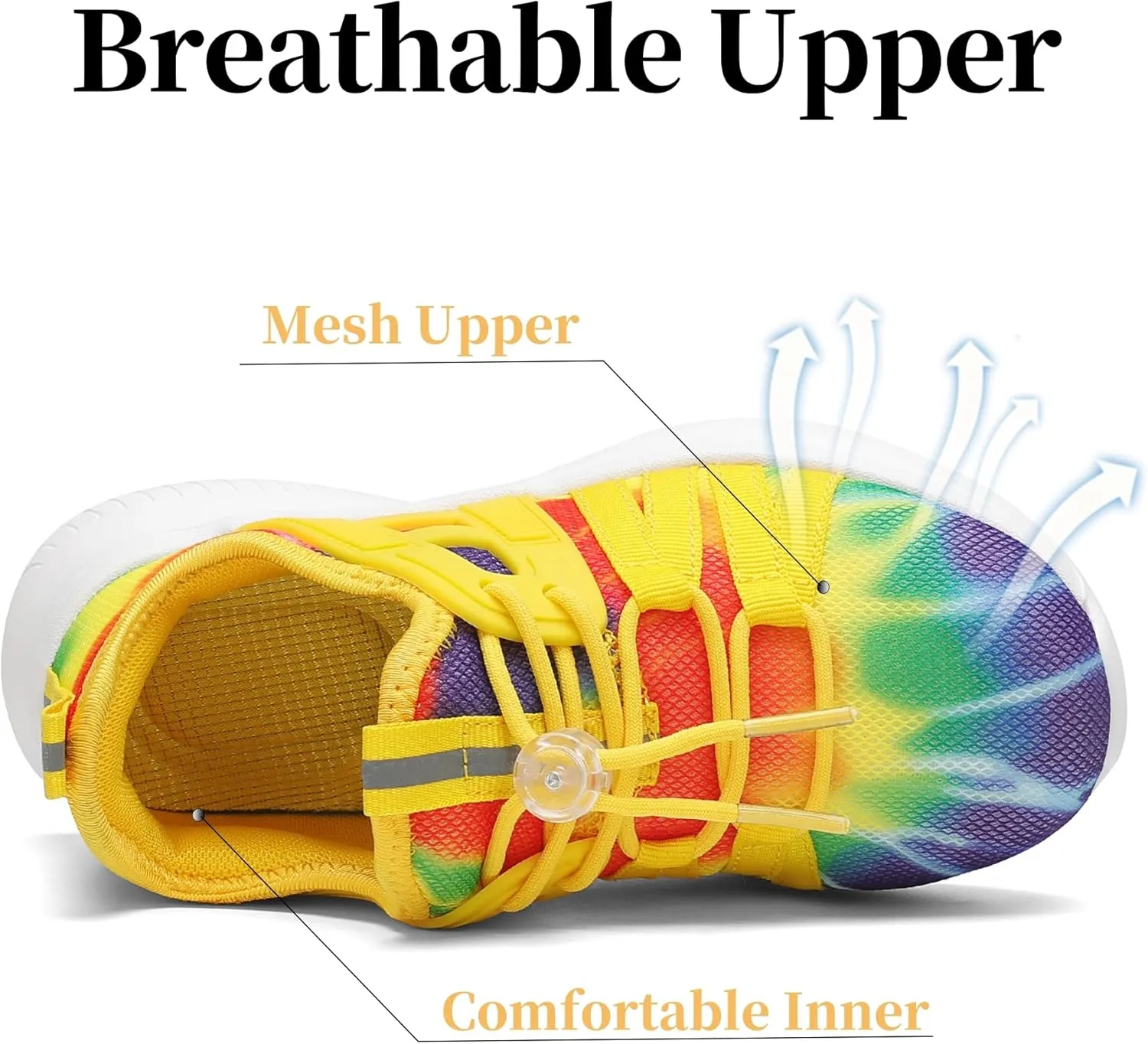 Boys Girls Sneakers Lightweight Kids Tennis Shoes Breathable Running Shoes Comfortable Toddler/Little Kid/Big Kid