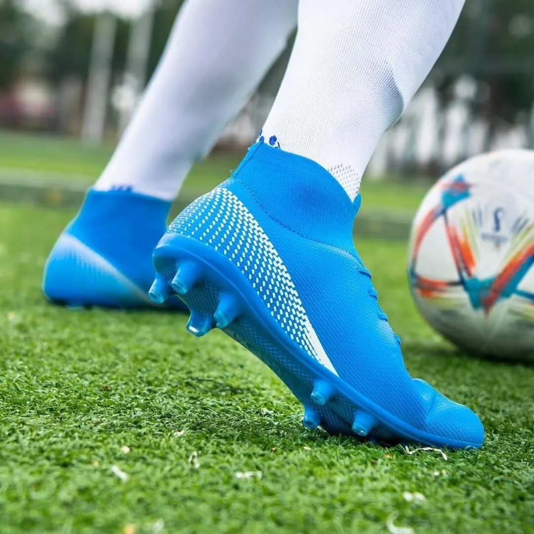 Boys Girls Soccer Cleats Kids Athletic Football Shoes Professional Training Sneakers