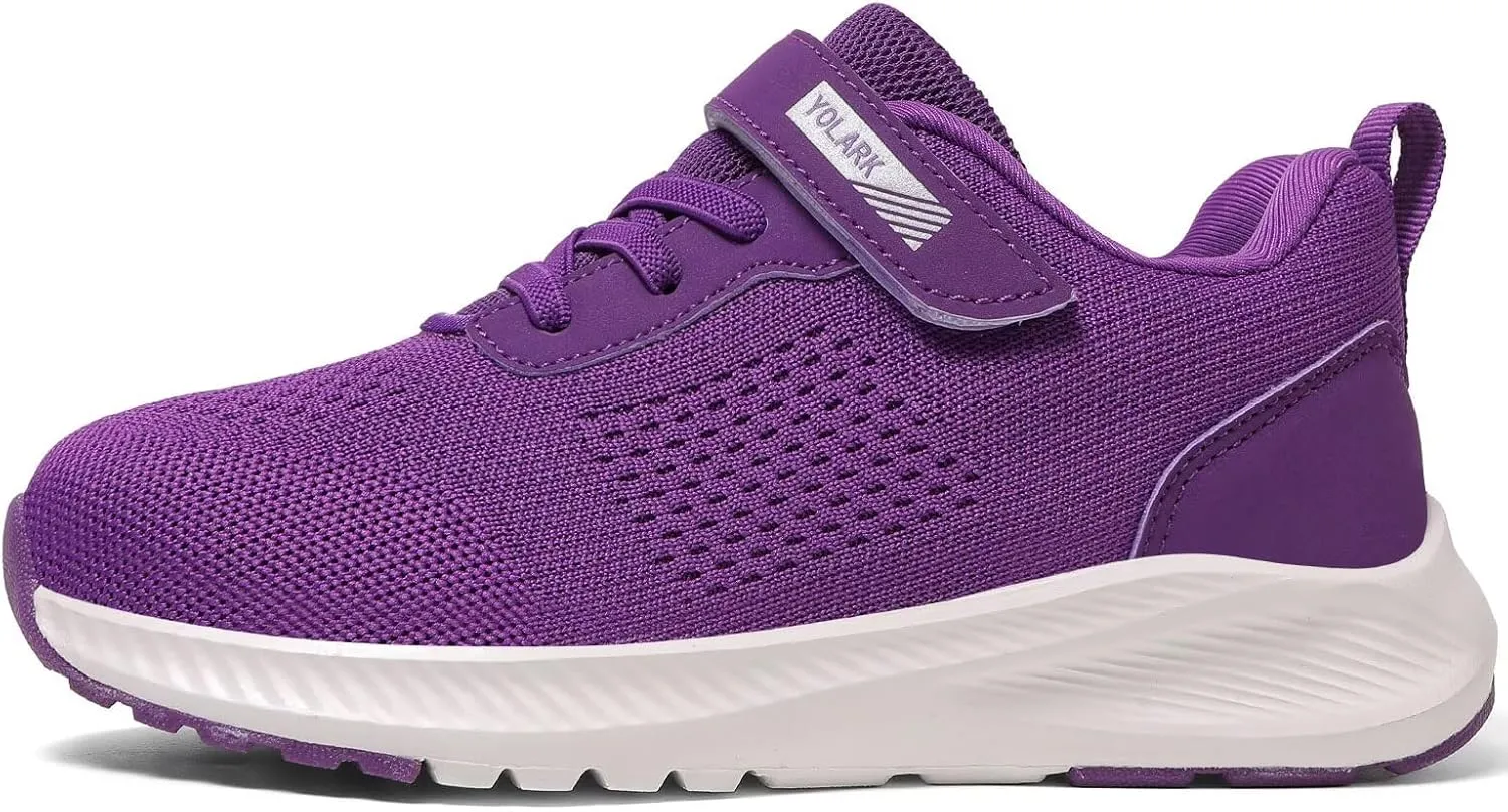 Boys Girls Tennis Shoes Kids Lightweight Breathable Sneakers Non-Slip Running Sport Athletic