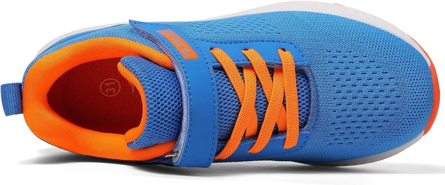 Boys Girls Tennis Shoes Kids Lightweight Breathable Sneakers Non-Slip Running Sport Athletic