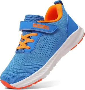 Boys Girls Tennis Shoes Kids Lightweight Breathable Sneakers Non-Slip Running Sport Athletic