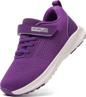 Boys Girls Tennis Shoes Kids Lightweight Breathable Sneakers Non-Slip Running Sport Athletic