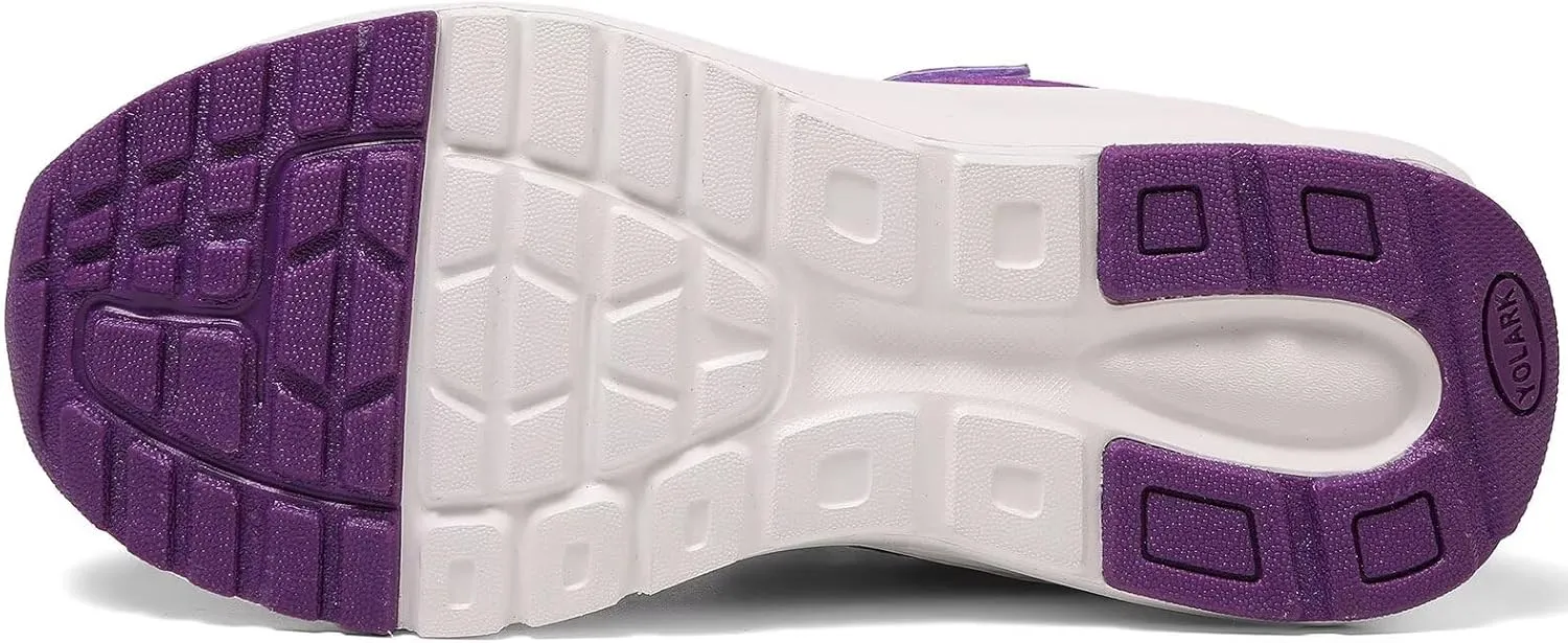 Boys Girls Tennis Shoes Kids Lightweight Breathable Sneakers Non-Slip Running Sport Athletic