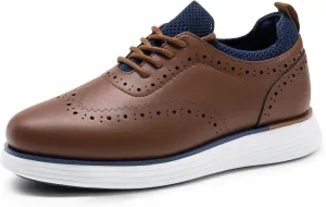 Bruno Marc Boy's MaxFlex Dress Sneakers Oxfords Casual Wingtip Brogue Shoes