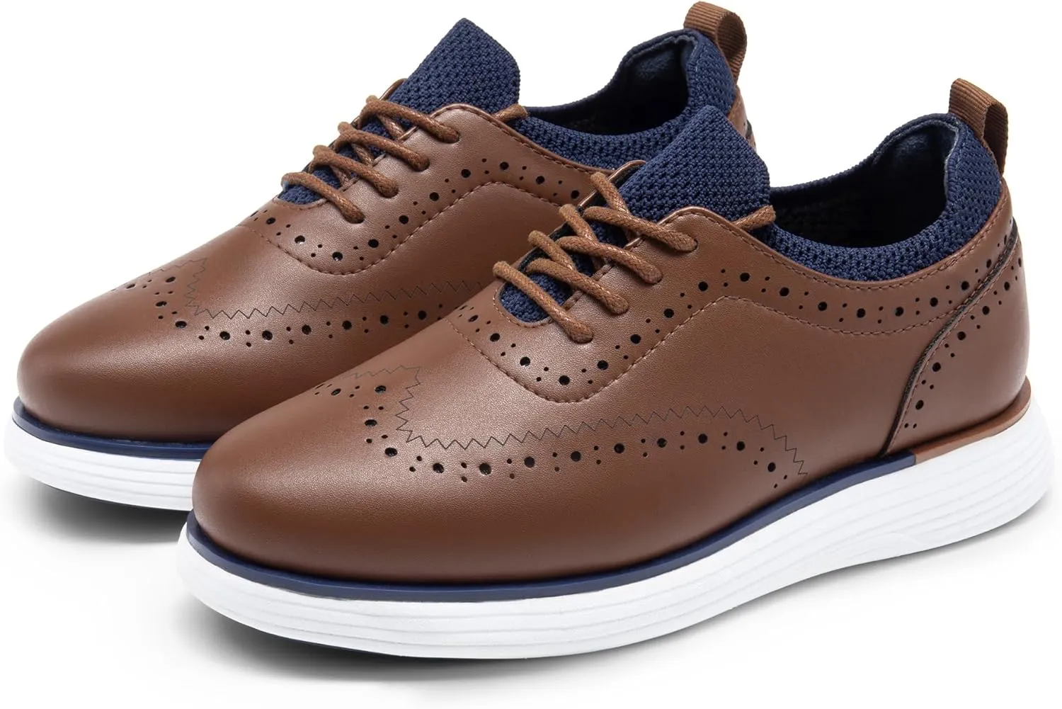 Bruno Marc Boy's MaxFlex Dress Sneakers Oxfords Casual Wingtip Brogue Shoes