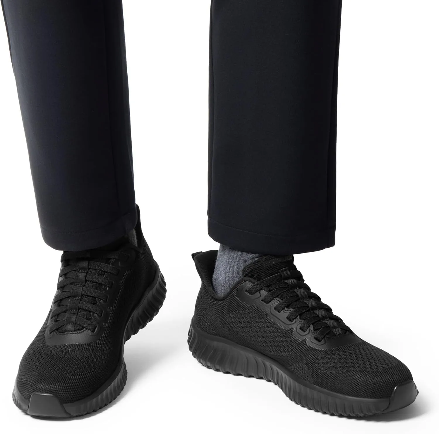 Bruno Marc Men's Hands Free Non Slip Shoes, Lightweight Mens Work Shoes & Restaurant or Food Service Sneakers