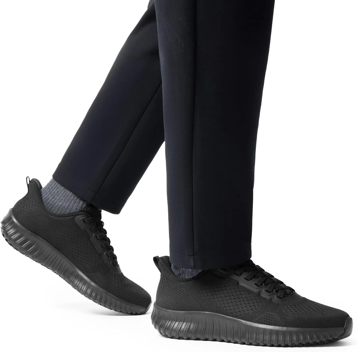 Bruno Marc Men's Hands Free Non Slip Shoes, Lightweight Mens Work Shoes & Restaurant or Food Service Sneakers