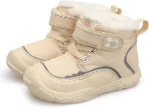 Centipede Demon Toddler Boots Boys Girls Winter Boots Waterproof Fleece Kids Snow Boots Faux Fur Booties Warm Walking Shoes for Indoor Outdoor