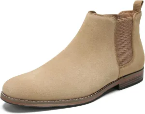 Cestfini Men Chelsea Boots Casual Suede Dress Boots Comfortable Oxfords Ankle Boots for Men