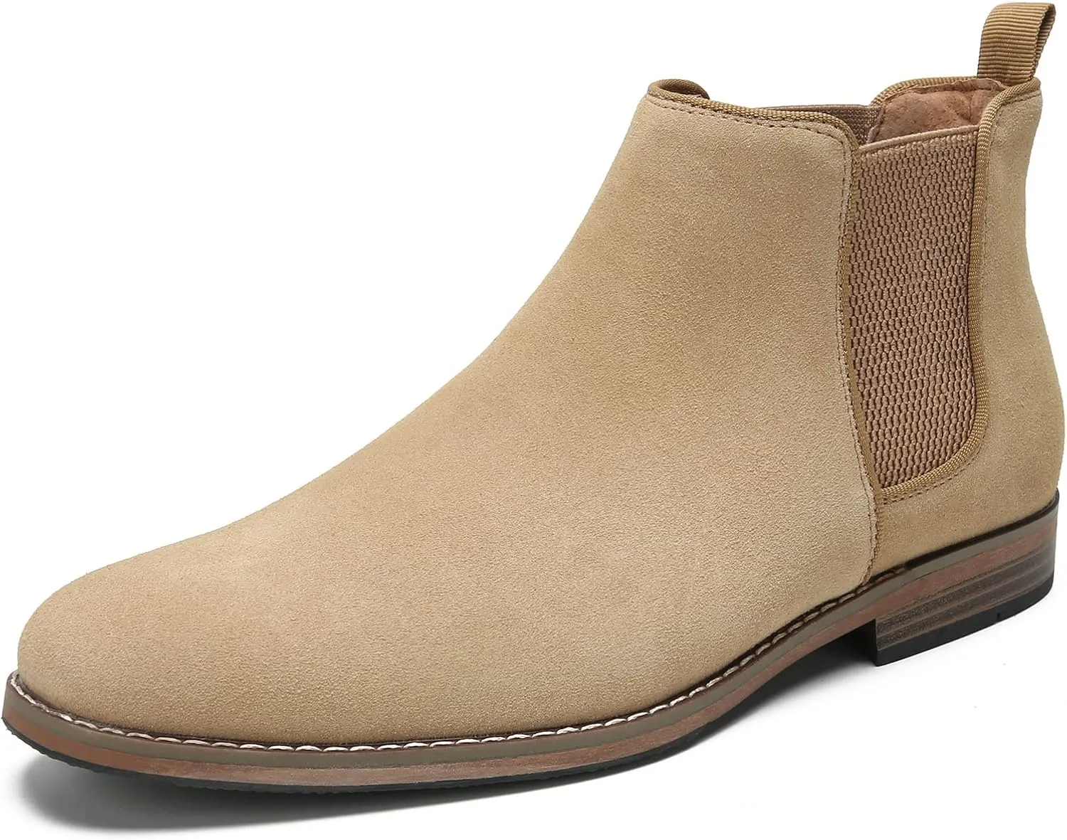Cestfini Men Chelsea Boots Casual Suede Dress Boots Comfortable Oxfords Ankle Boots for Men