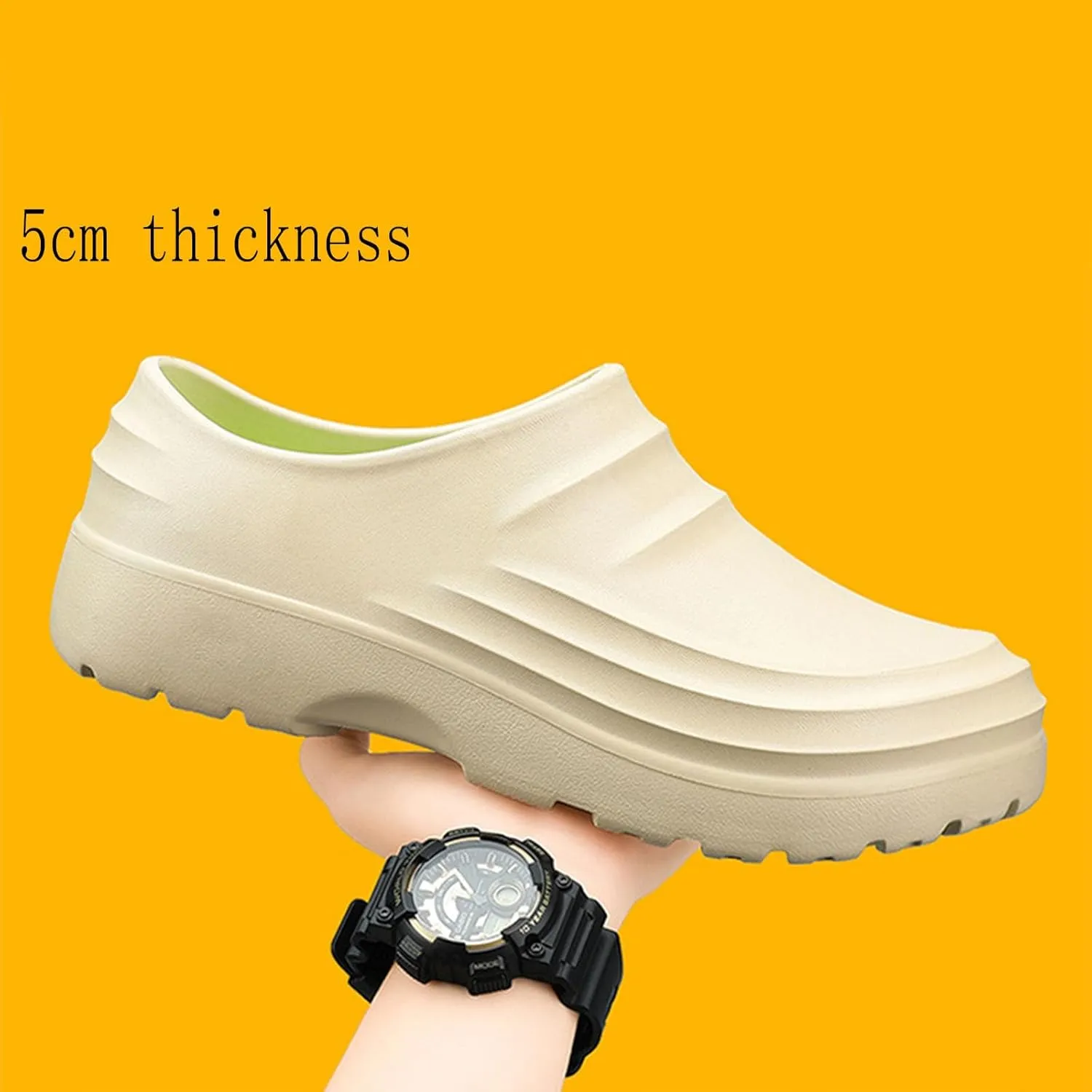 Chef Shoes for Men Non Slip Clogs Work Shoes Kitchen Zapatos De Chef for Women Leather Moccasins Slippers
