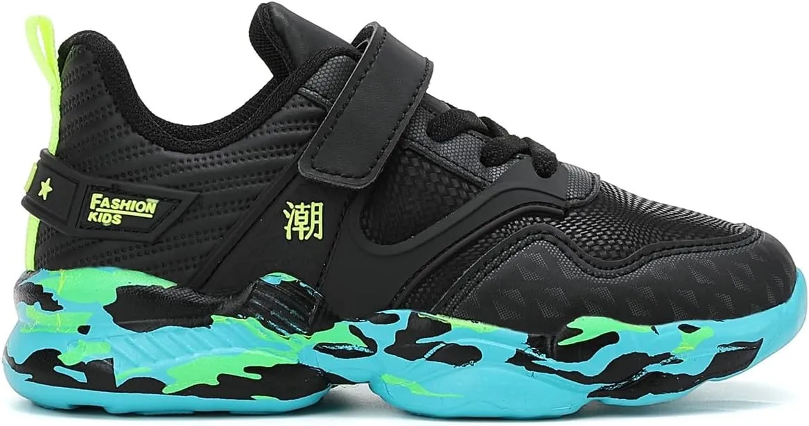 Child Boys Girls Shoes Antiskid Tennis Athletic Sneakers Lightweight Outdoor Casual Kids Shoes Walking Running Shoes (Little Kid/Big Kid)