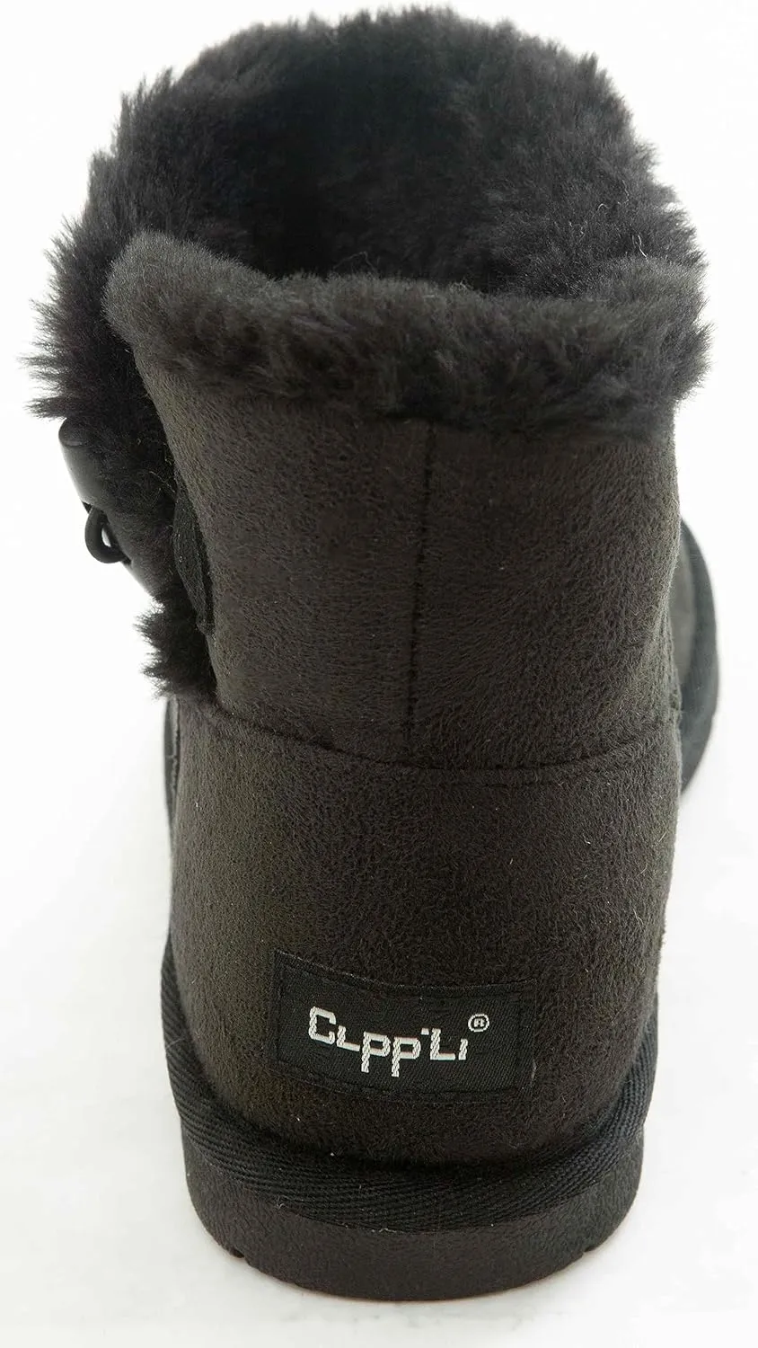 CLPP'LI Women's Mini Bailey Button Snow Boots
