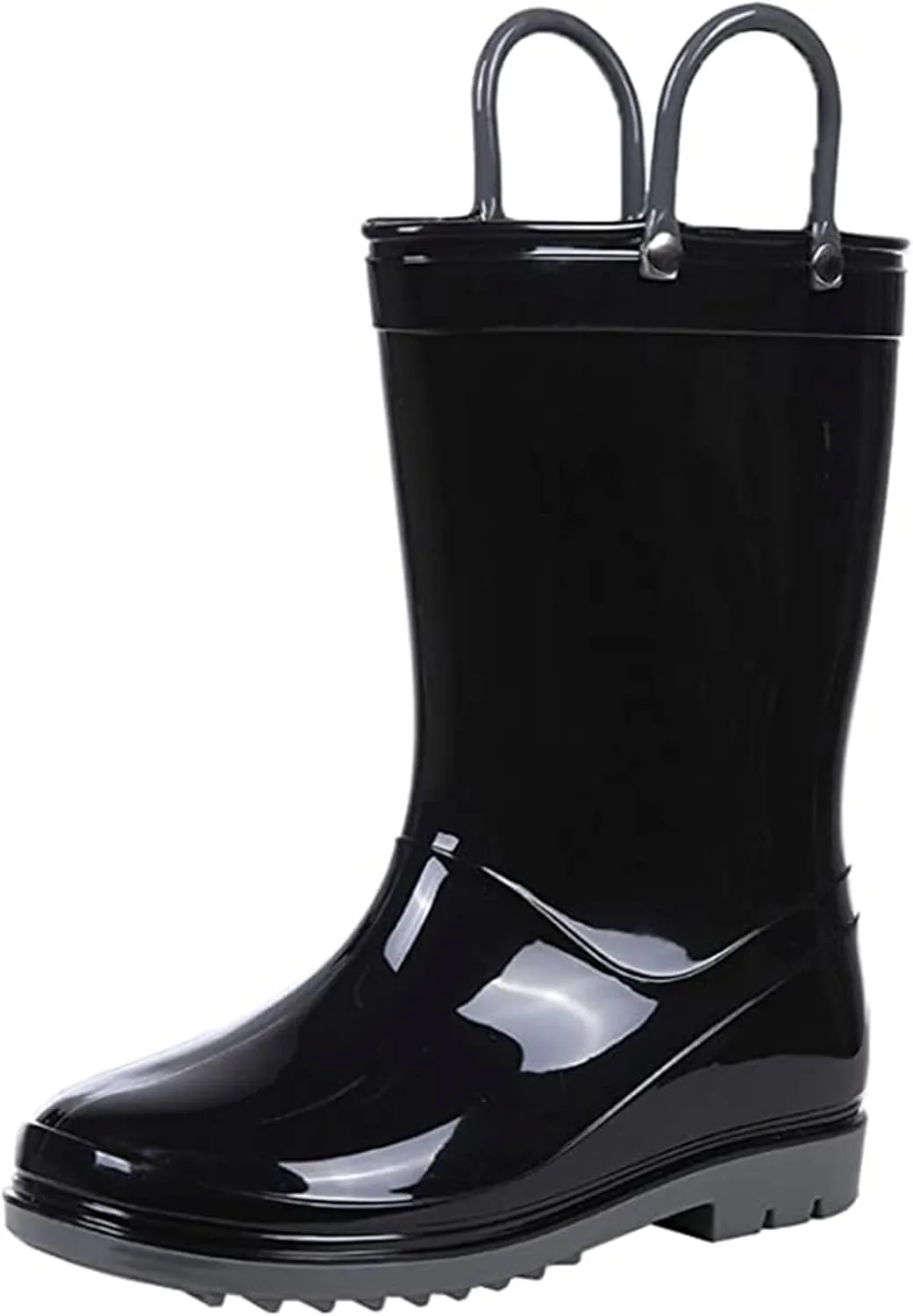 Colorxy Kids Rain Boots for Boys Girls Waterproof Toddler Rain Boots with Easy-On Handles