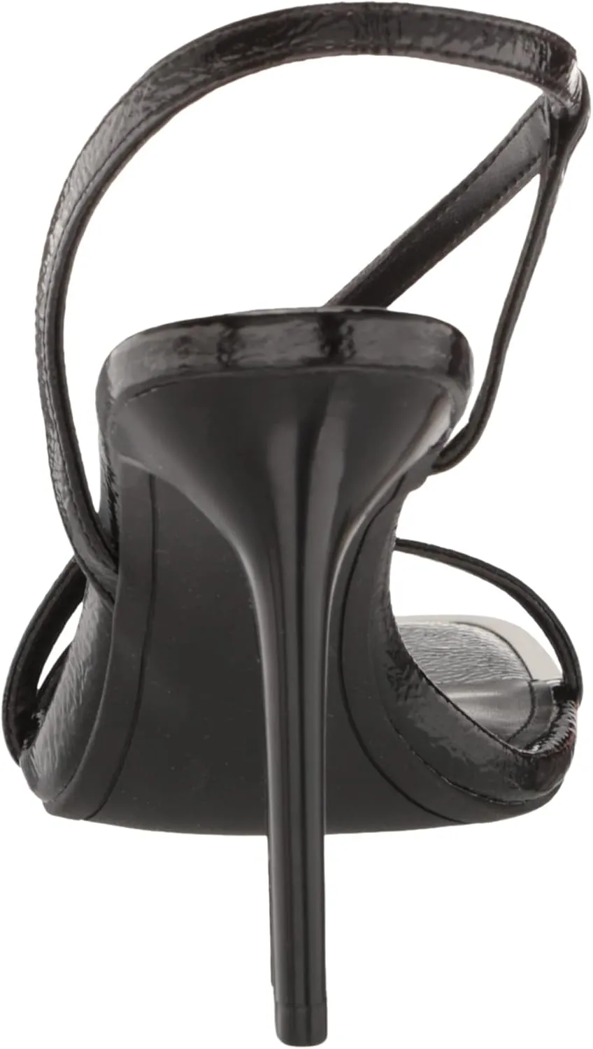 DKNY Women's Open Toe Diaganol Strap Heel Heeled Sandal