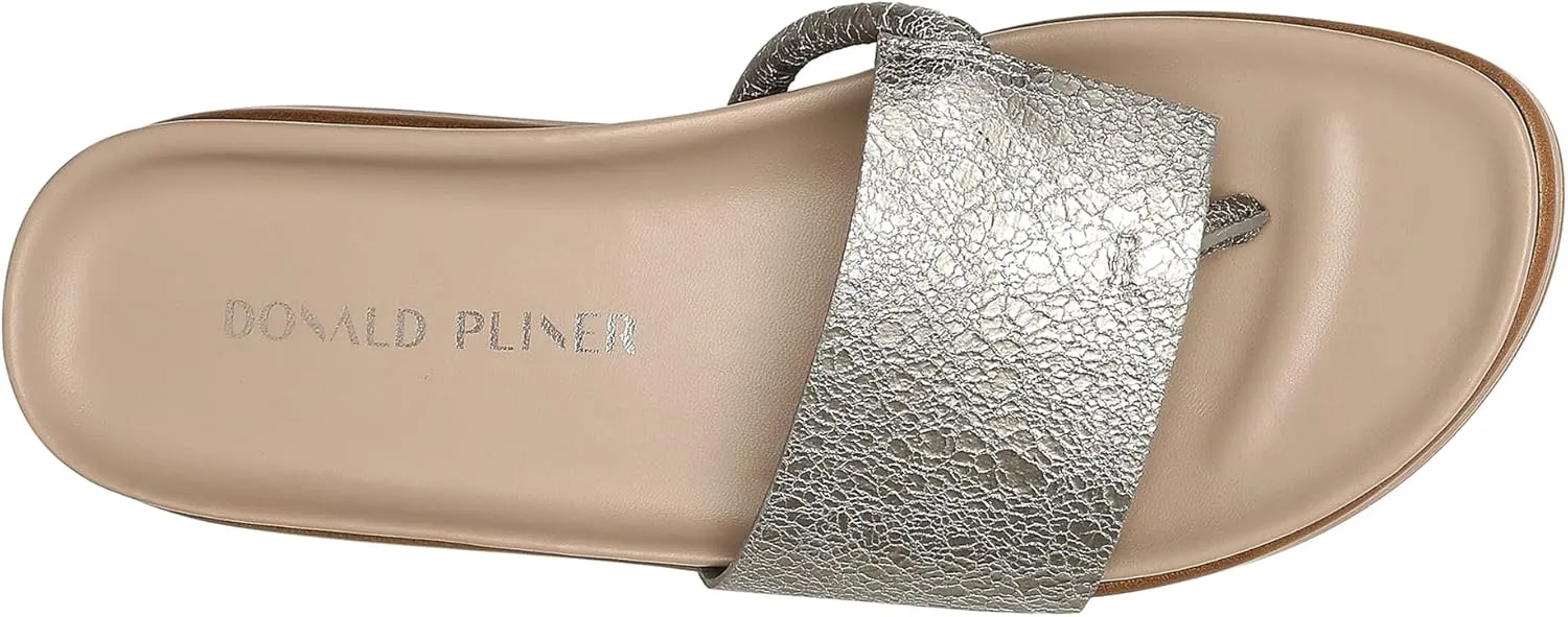 Donald Pliner Women's Fifi Slide Sandals, Women's Summer Sandals, Women’s Shoes, Comfortable Open-Toe Casual Flats