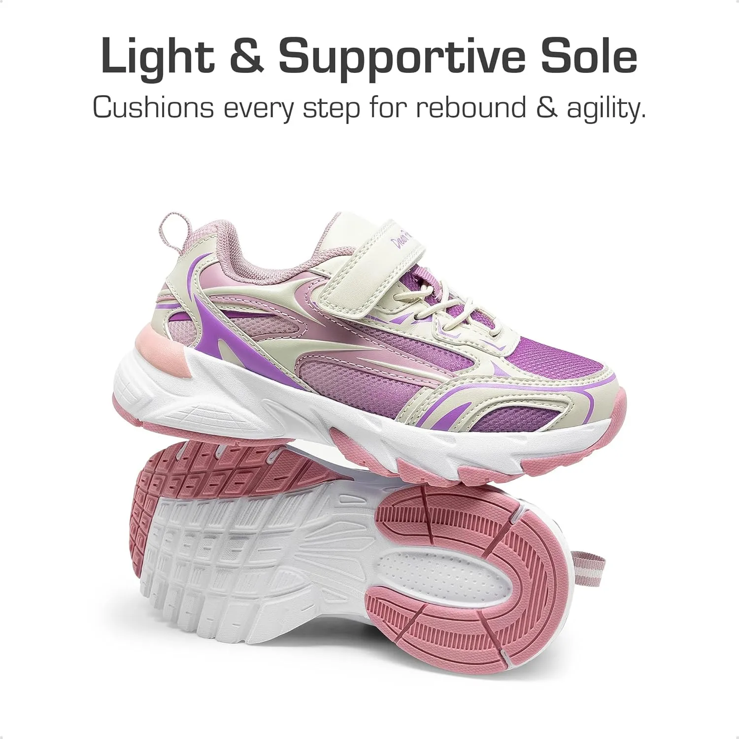 DREAM PAIRS Boys Girls Shoes Kids Tennis Athletic Running Footwear Breathable Walking Sneakers for Little/Big Kid