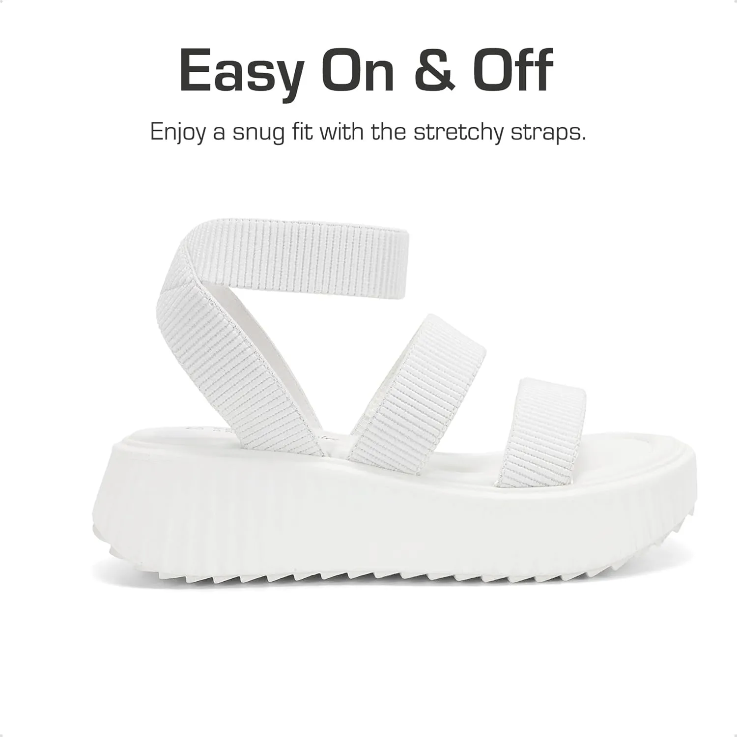 DREAM PAIRS Girls Flatform Wedge Open Toe Platform Summer Sandals with Buckle Ankle Strap for Little Kid/Big Kid