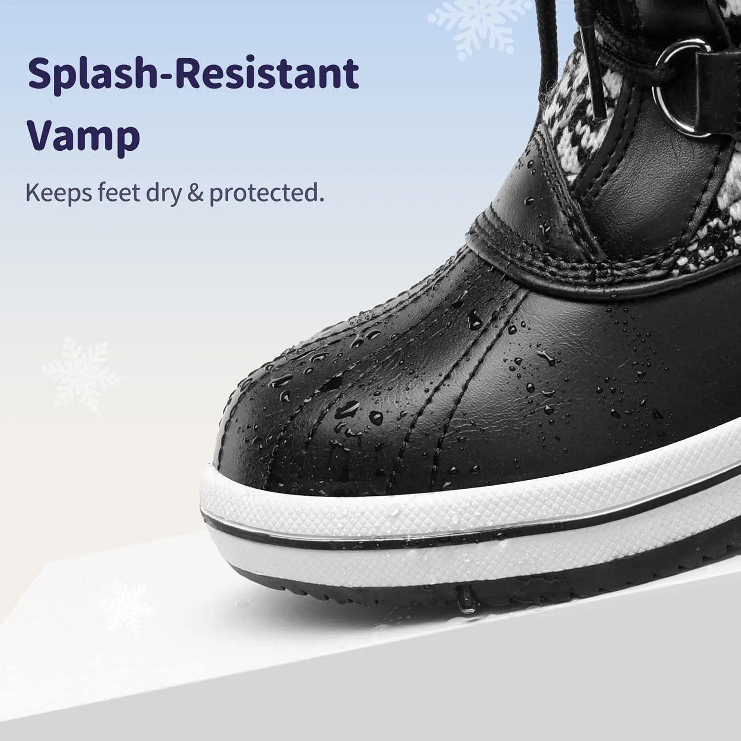 DREAM PAIRS Girls Mid-Calf Winter Snow Boots for Little Kids/Big Kids