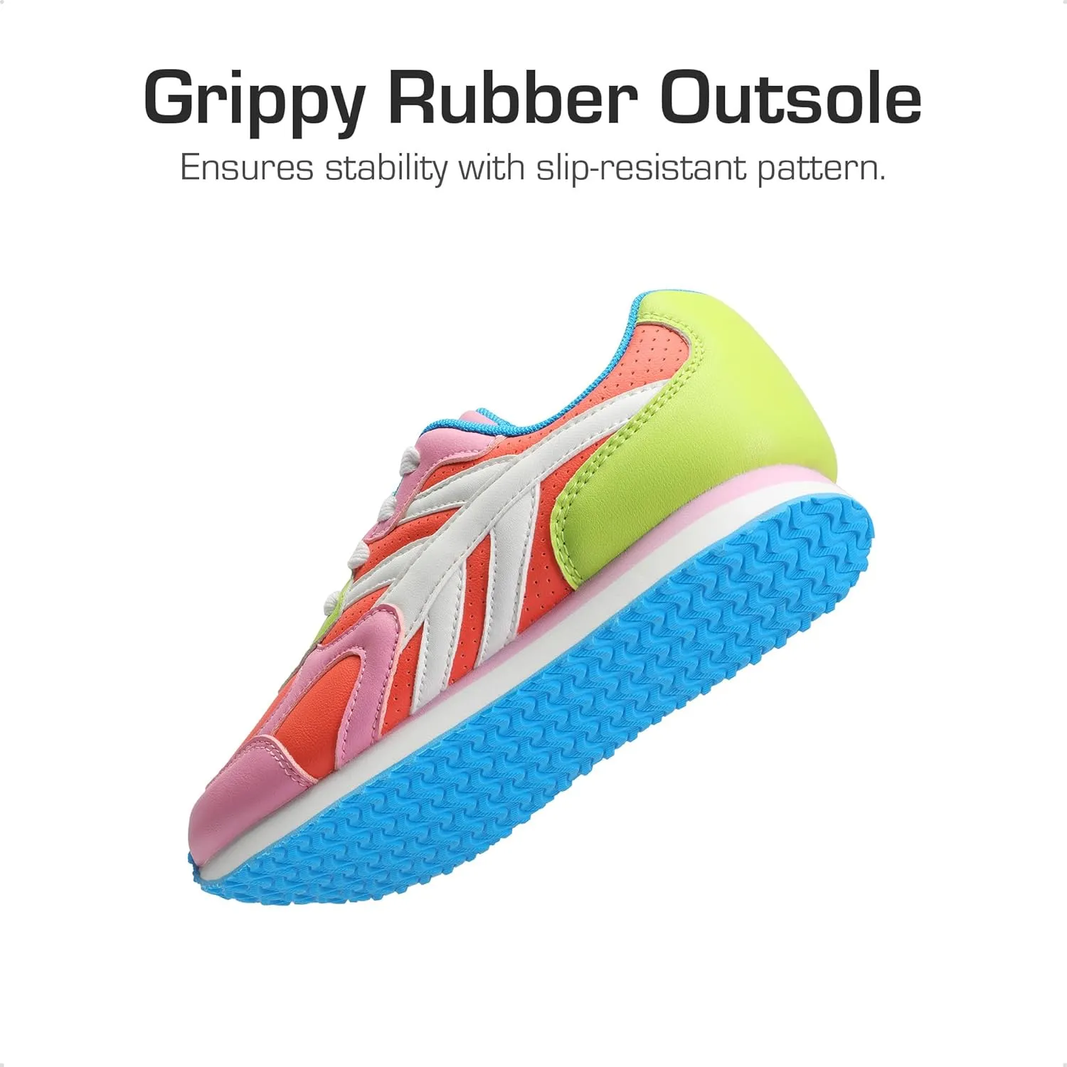 DREAM PAIRS Girls Sneakers Lace-up Tennis Running Casual LilLegends Lightweight Classic Walking Shoes for Little/Big Kid