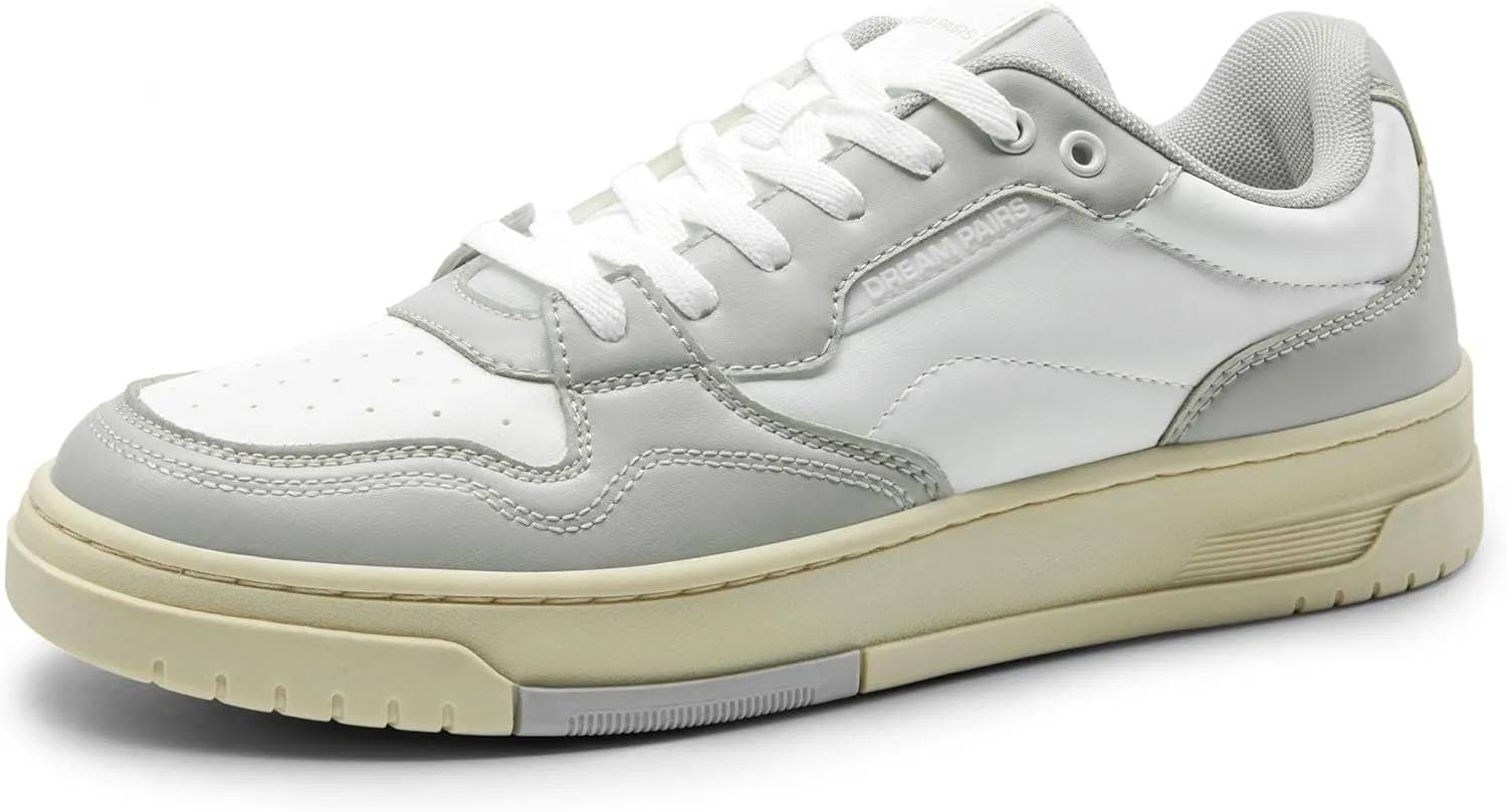 DREAM PAIRS Men's Casual Dress Sneakers Lace-up Skate Shoes Comfortable Retro Fashion Sneakers