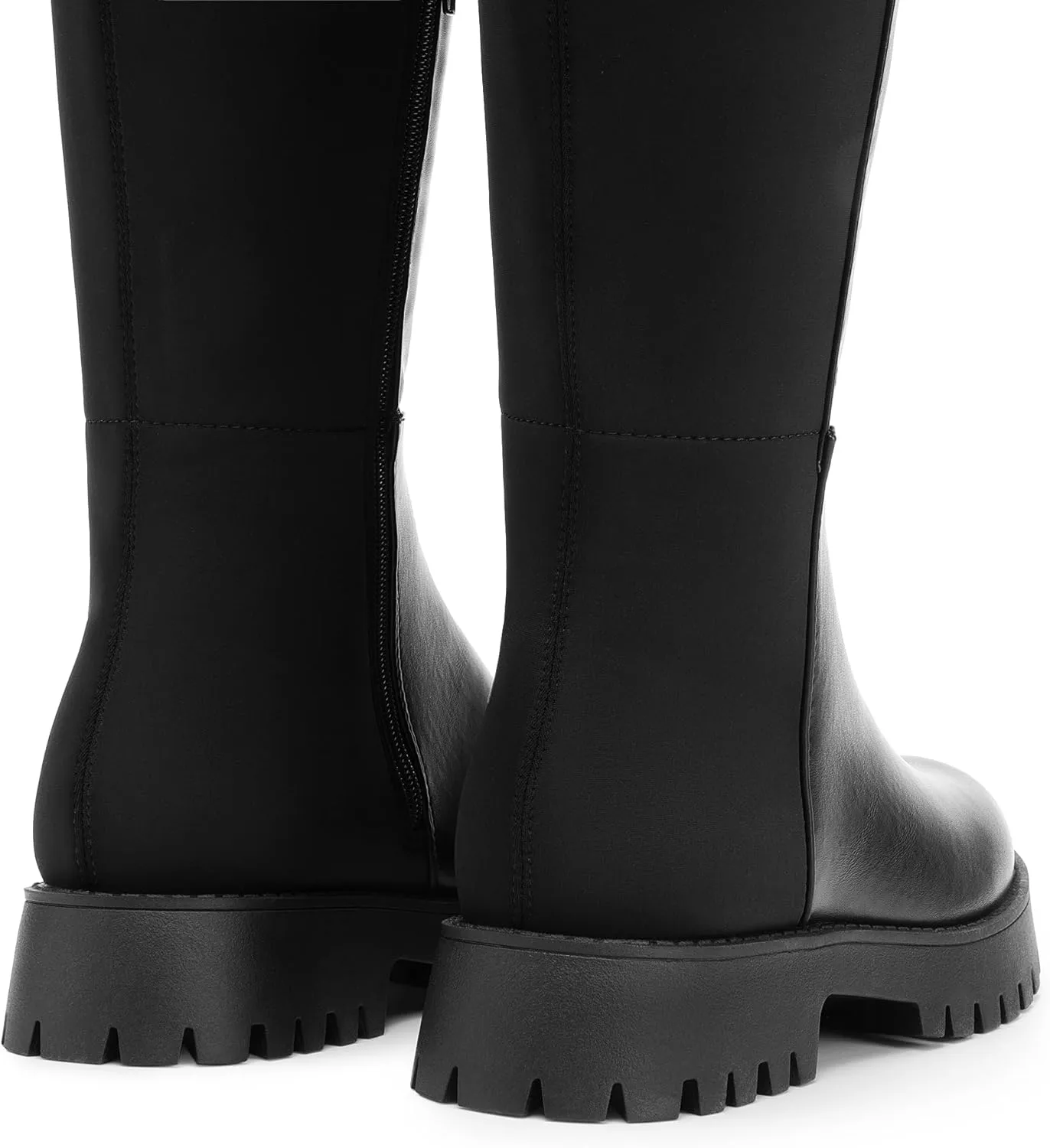 DREAM PAIRS Women's Knee High Boots, Platform Chunky Heel Thigh High Fashion Over The Knee Boots, SDOB2407W