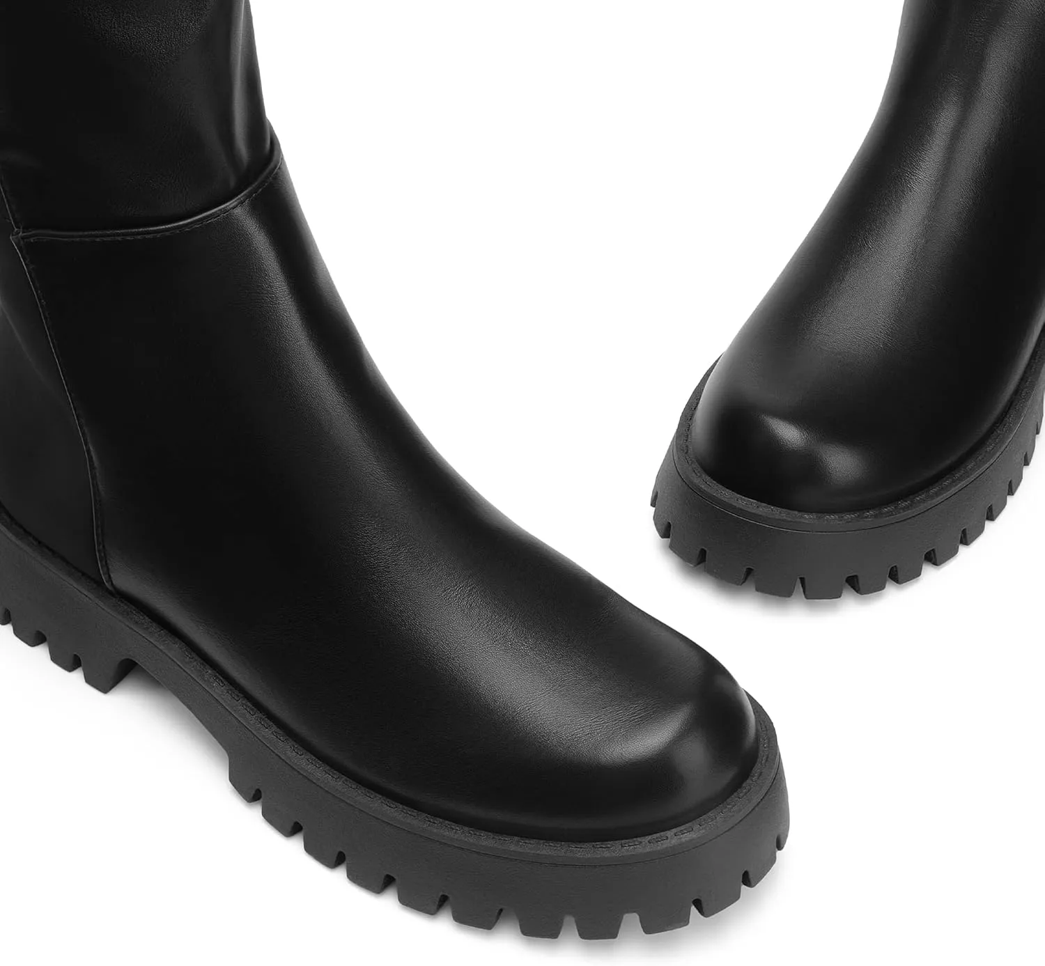 DREAM PAIRS Women's Knee High Boots, Platform Chunky Heel Thigh High Fashion Over The Knee Boots, SDOB2407W