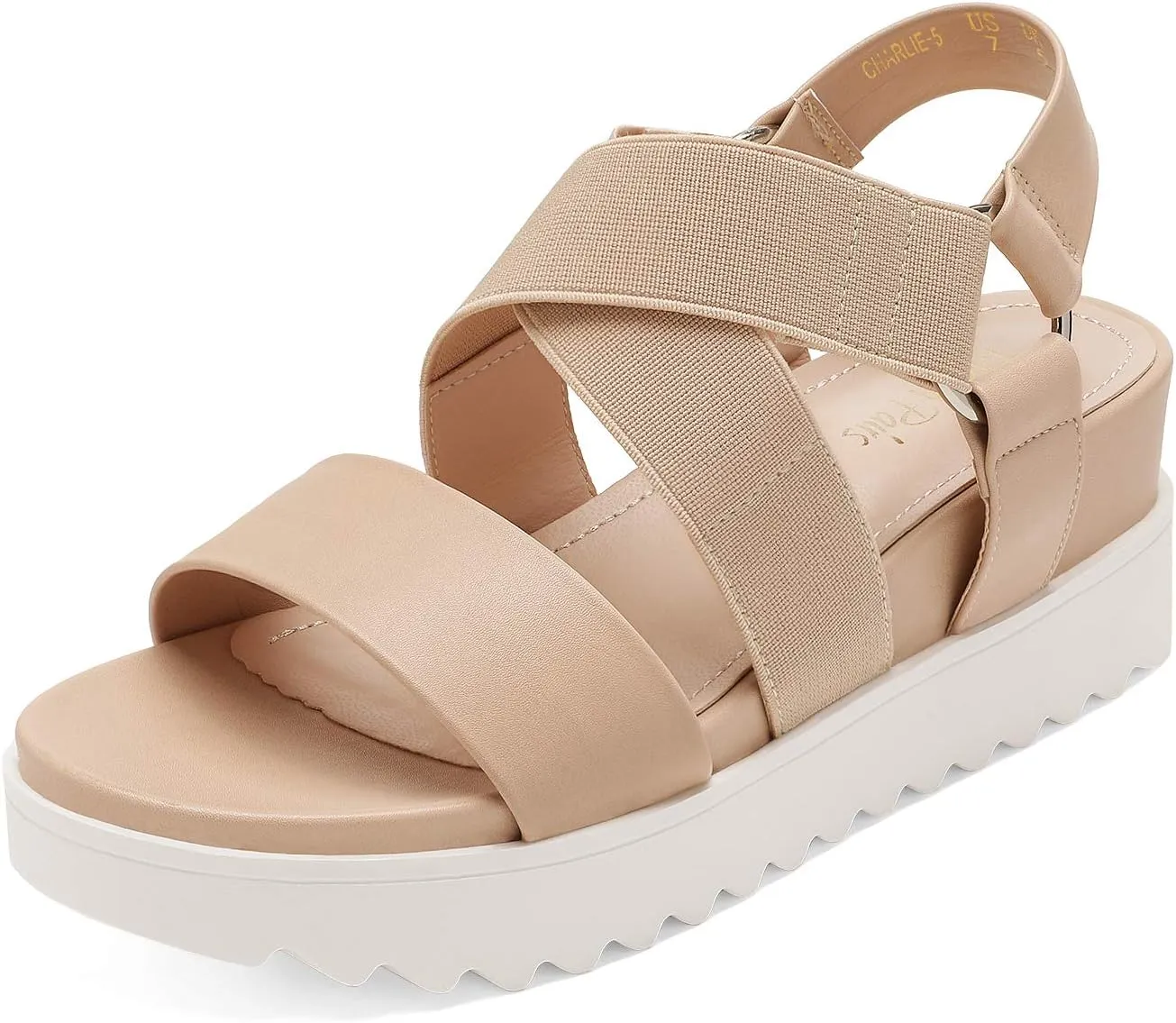DREAM PAIRS Women’s Open Toe Ankle Strap Platform Wedge Sandals