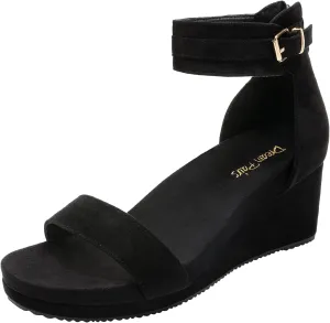 DREAM PAIRS Women's Open Toe Buckle Ankle Strap Platform Wedge Sandals Summer Shoes.