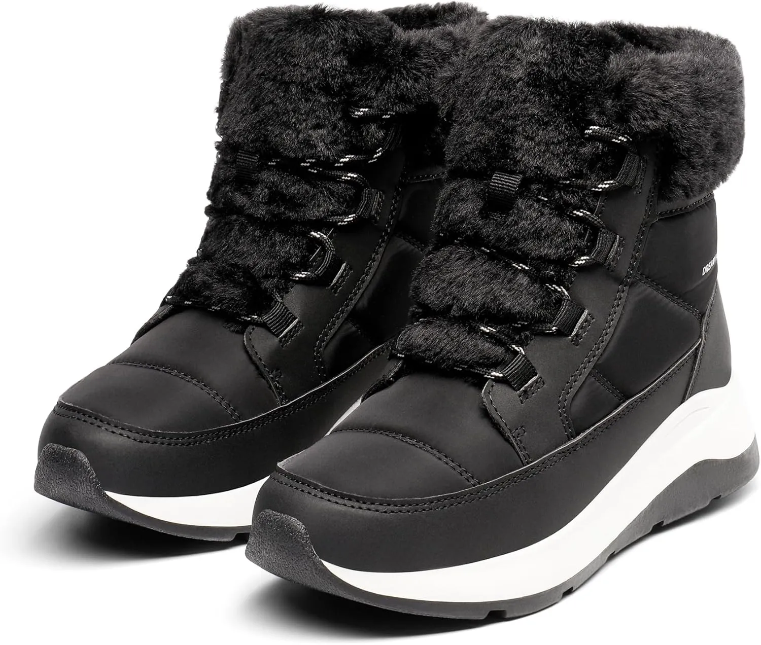DREAM PAIRS Women's Winter Snow Boots, Faux Fur Waterproof Ankle Booties, Zaylee Ladies Comfortable Short Boots Outdoor