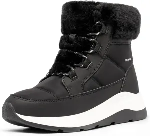 DREAM PAIRS Women's Winter Snow Boots, Faux Fur Waterproof Ankle Booties, Zaylee Ladies Comfortable Short Boots Outdoor
