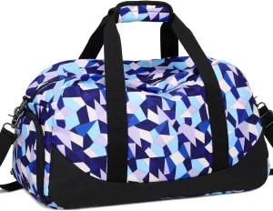 DSIUE Kids Duffle Bag Girls Sports Gym Bag, Small Weekender Overnight Bags Carry On Travel Duffel for Women Teen Girls